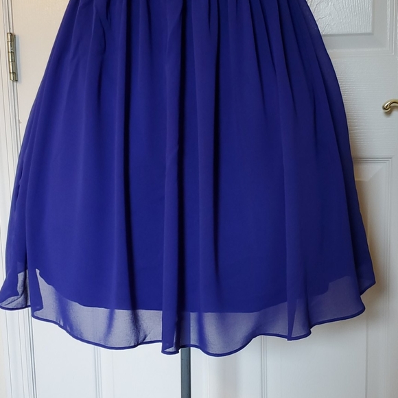 Royal Blue Party Dress by Deb - Size 5 - Picture 3 of 15